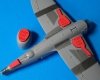Omask 77208 P-47 Thunderbolt wheel bay plugs (for Tamiya) 1/72
